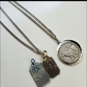 Leo Zodiac Silver Necklace